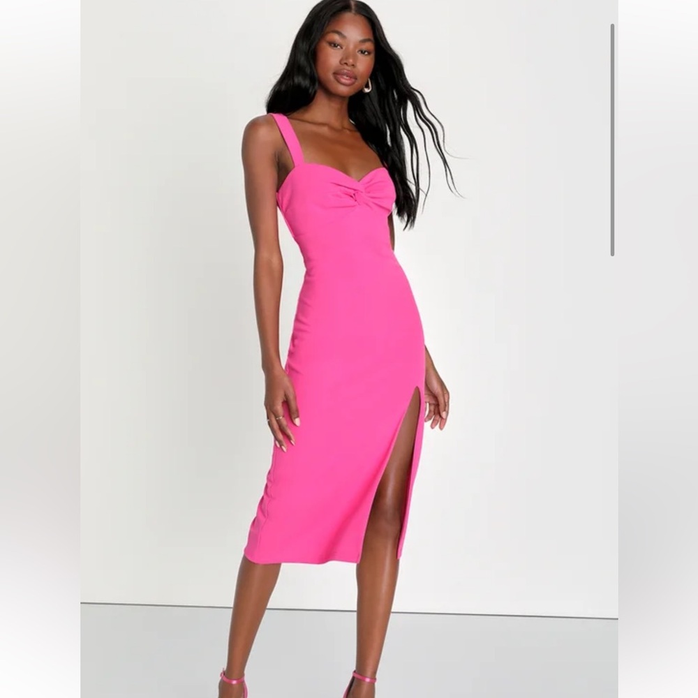 Pink Midi dress